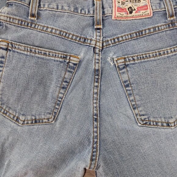 Rockies | Slim Fit Distressed Straight Leg Jeans | Size 1 L - Picture 5 of 11